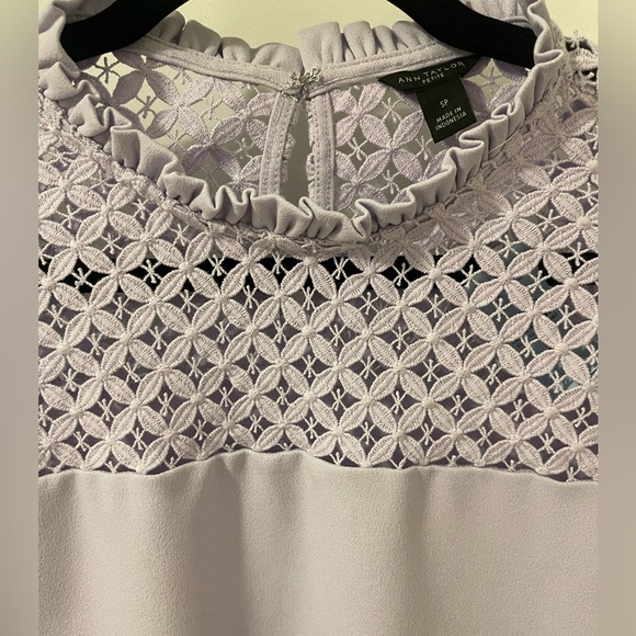 Ann Taylor Blouse, Size Small Petite, Lilac Purple, New With Tags - Picture 3 of 9